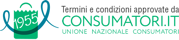 Termini e condizioni approvate dall’Unione Nazionale Consumatori
